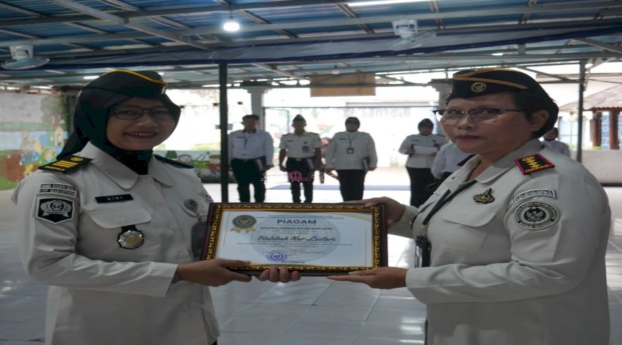Lapas Perempuan Martapura Beri Penghargaan untuk Petugas Terbaik Periode April 2026