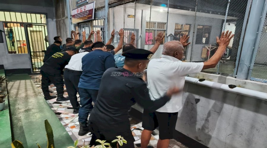 Gandeng Koramil Wahai, Lapas Wahai Gelar Razia Mendadak Usai Libur Panjang
