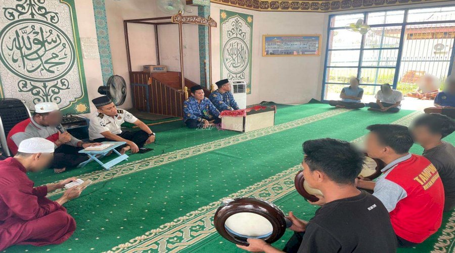 Bangun Kesadaran Spiritual Warga Binaan, Rutan Marabahan dan Kemenag Kab. Batola Gelar Ceramah Agama 