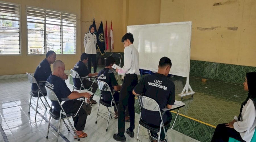  Lapas Pangkalpinang Fasilitasi 16 Warga Binaan Raih Ijazah lewat Ujian Pendidikan Kesetaraan