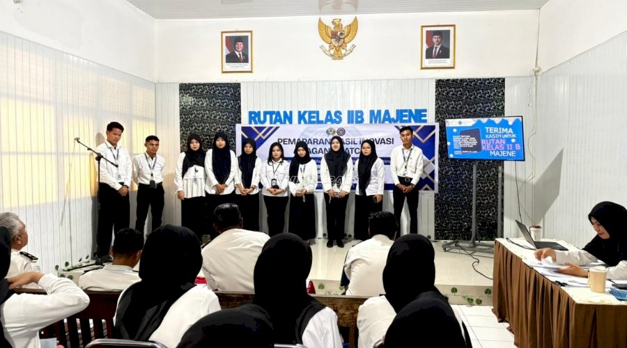 Peserta Magang Nasional di Rutan Majene Tunjukkan Kreativitas dan Kontribusi Nyata