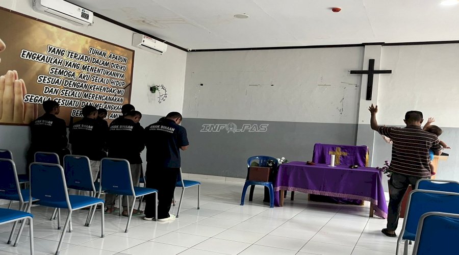 LPKA Manokwari Terima Kunjungan Pelayanan Rohani dari Yayasan Rise and Shine Ministry