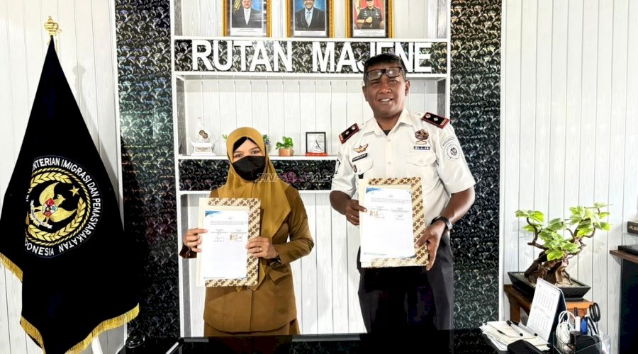 Rutan Majene dan PKBM Sinar Harapan Bangsa Sepakati PKS Pendidikan Warga Binaan