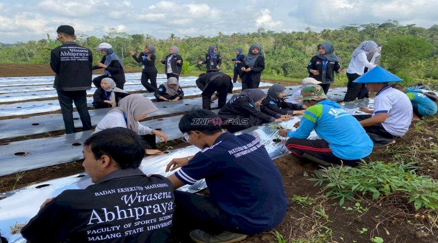 Lapas Kelas I Malang dan BEM FIK Univ. Negeri Malang Gelar Kegiatan Penghijauan dan Sosialisasi Kesehatan di SAE L’sima