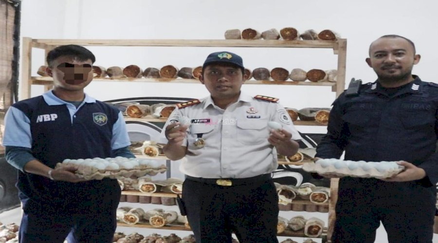 Lapas Batulicin Panen Telur Asin Hasil Program Pembinaan Kemandirian