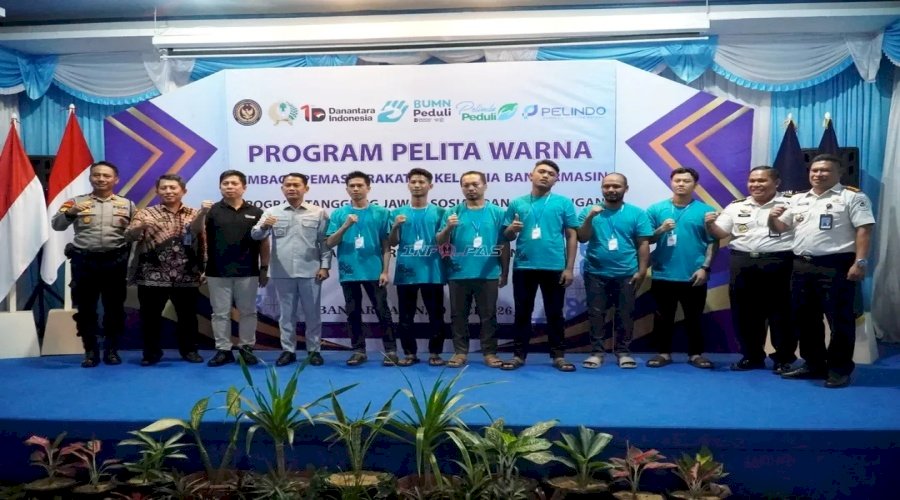 Kanwil Ditjenpas Kalsel Dukung Program Pelita Warna PT Pelindo untuk Perkuat Pembinaan Warga Binaan Lapas Banjarmasin