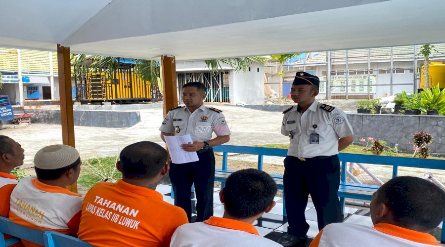 Lapas Luwuk Mengedukasi Warga Binaan terkait Hak dan Kewajiban Selama Mapenaling