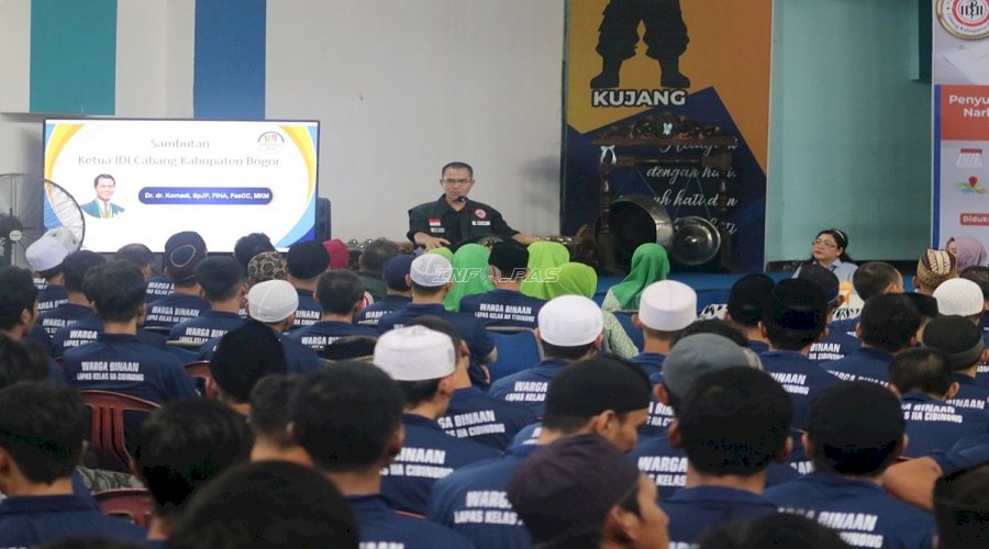 Lapas Cibinong Gelar Edukasi Penanggulangan TBC dan Bahaya NAPZA bersama IDI Kab. Bogor