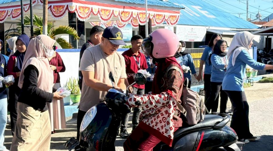 Wujud Kepedulian Sosial, Rutan Majene Bagikan Makanan Cepat Saji bagi Masyarakat