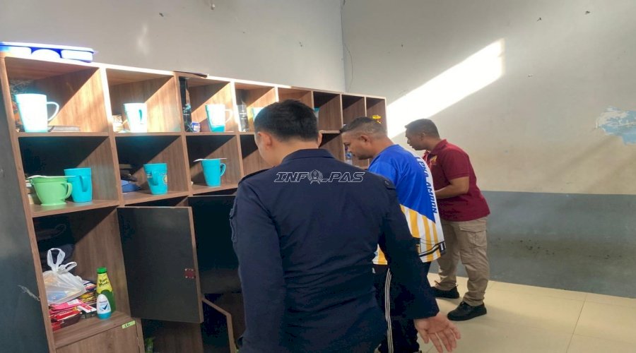 LPKA Ambon Gelar Penggeledahan, Pastikan Blok Hunian Tetap Kondusif