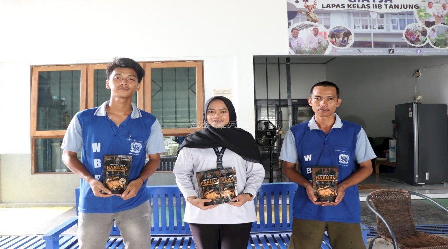 Kreativitas Warga Binaan Lapas Tanjung Lahirkan Camilan Khas Kerupuk Haruan