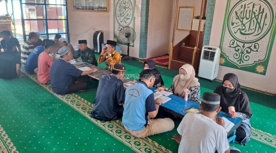 Ajarkan Warga Binaan Bacaan Al-Qur’an, Rutan Marabahan Gandeng Kemenag Kab. Batola 