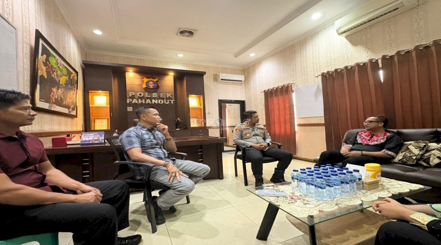 LPKA Palangka Raya Laksanakan Silaturahmi dan Koordinasi ke Polsek Pahandut