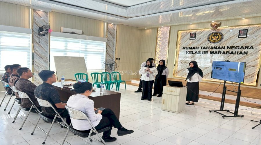 Tingkatkan Efektivitas Pelayanan Klinik, Peserta Magang Hadirkan Inovasi Rekam Medis Elektronik di Rutan Marabahan