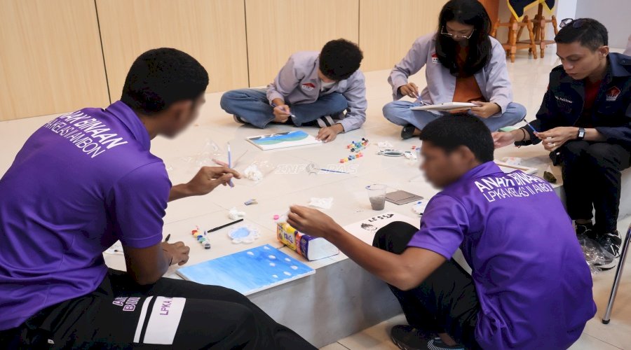 LPKA Ambon Hadirkan Ruang Kreativitas Anak Binaan bersama DP3AMD dan FAKOTA Ambon
