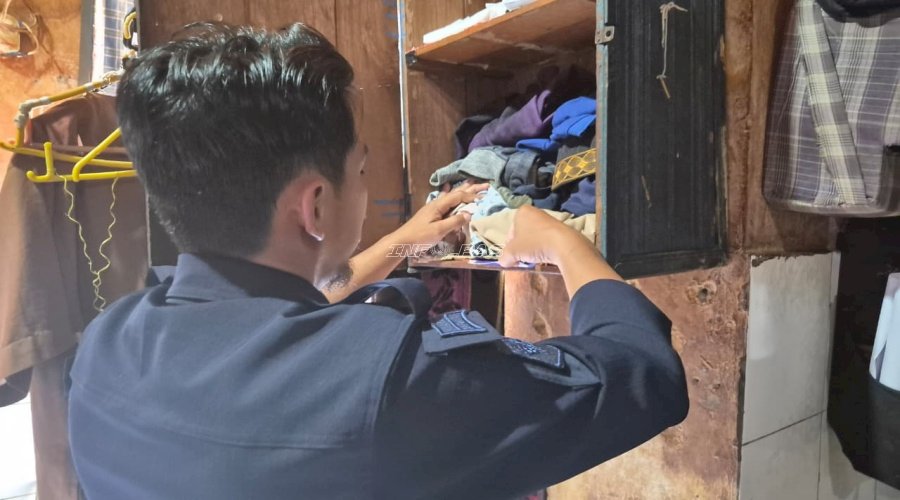 Rutan Rantau Tingkatkan Deteksi Dini lewat Penggeledahan Rutin Kamar Hunian Warga Binaan