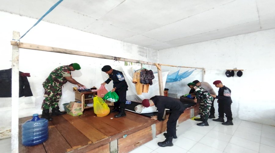 Gandeng TNI-Polri, Lapas Geser Pastikan Blok Hunian Bersih dari Narkoba dan Barang Terlarang