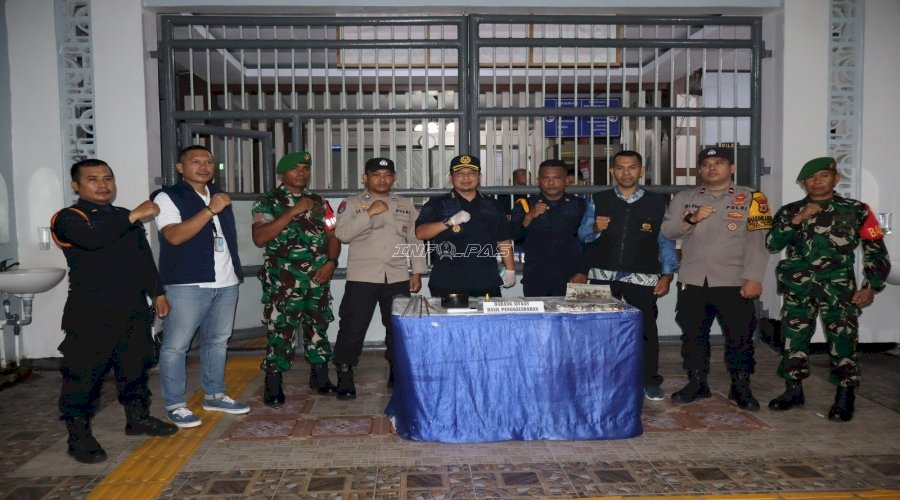 Kanwil Ditjenpas Maluku Gandeng TNI-Polri-BNNP Sidak UPT Pemasyarakatan Kota Ambon