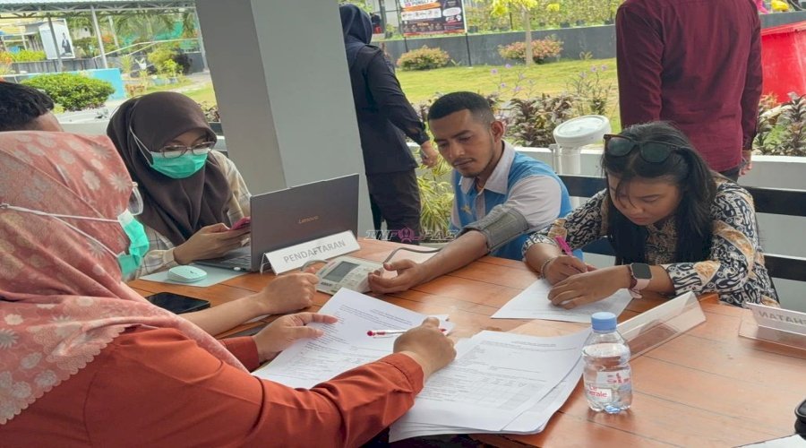 Lapas Luwuk Fasilitasi Cek Kesehatan Gratis bagi Petugas dan Warga Binaan