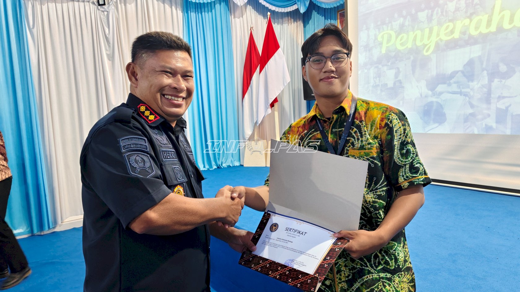 Lapas Banjarmasin Lepas Peserta Program Magang Hub Kemnaker Batch II