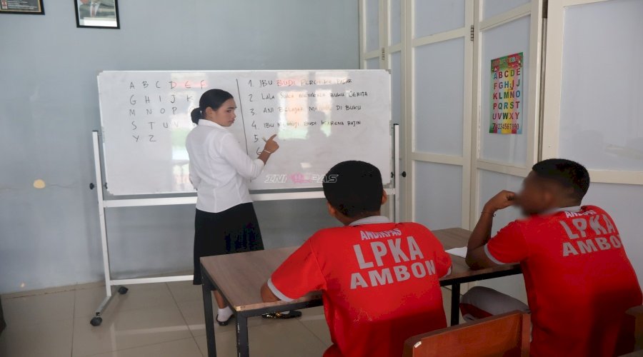 LPKA Ambon Tingkatkan Literasi Anak Binaan lewat Pembelajaran Paket A 