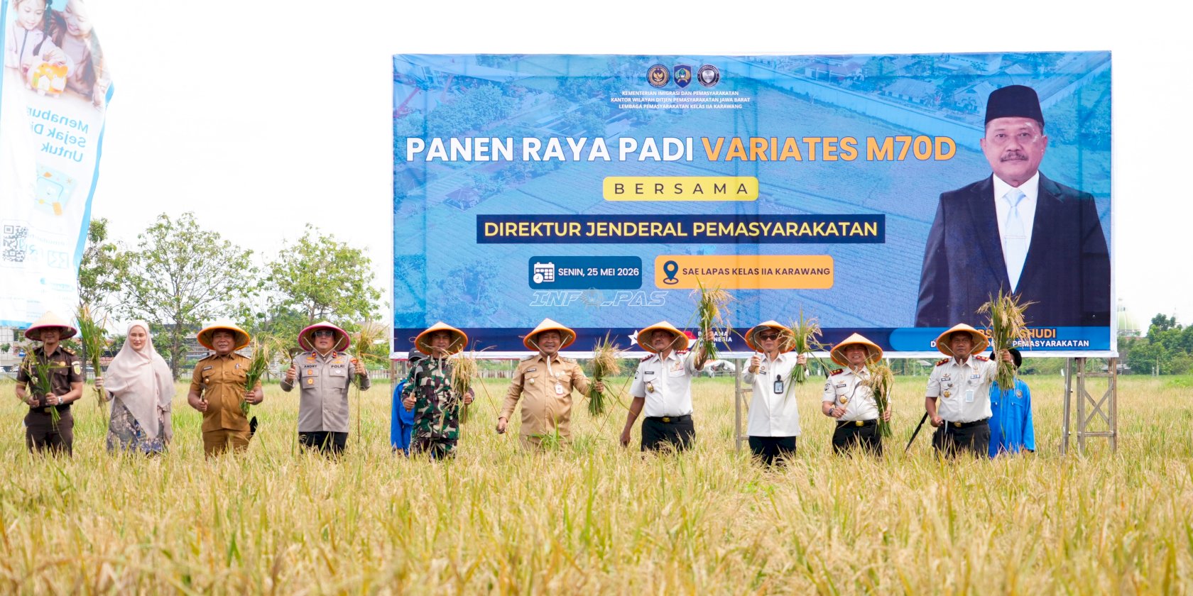 Dirjenpas Tinjau Program Ketahanan Pangan dan SPPG di Lapas Karawang