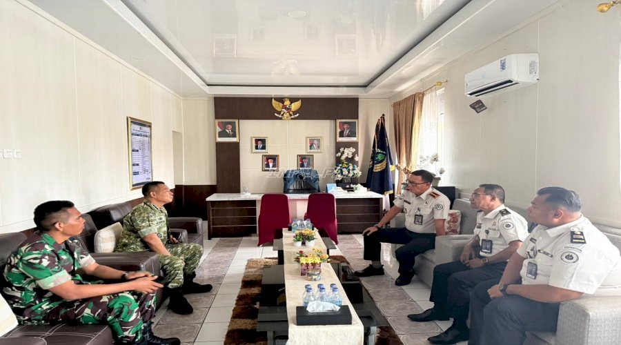 Silaturahmi dan Sinergi, Lapas Ambon Sambut Kunjungan Kepala Oditurat Militer IV-19 