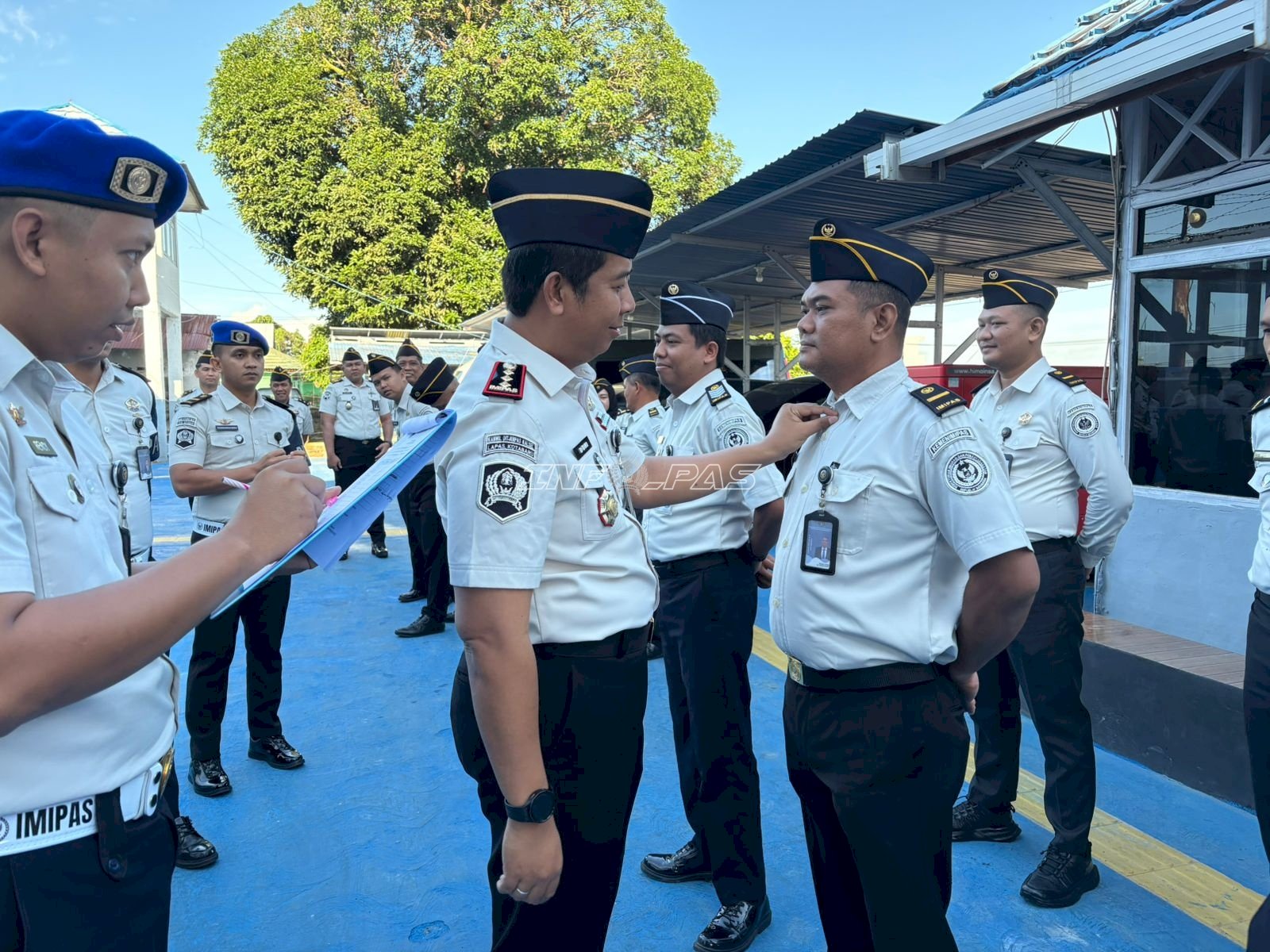 Perkuat Disiplin Pegawai, Lapas Kotabaru Laksanakan Opdistib Atribut Dinas dan Kendaraan Pegawai