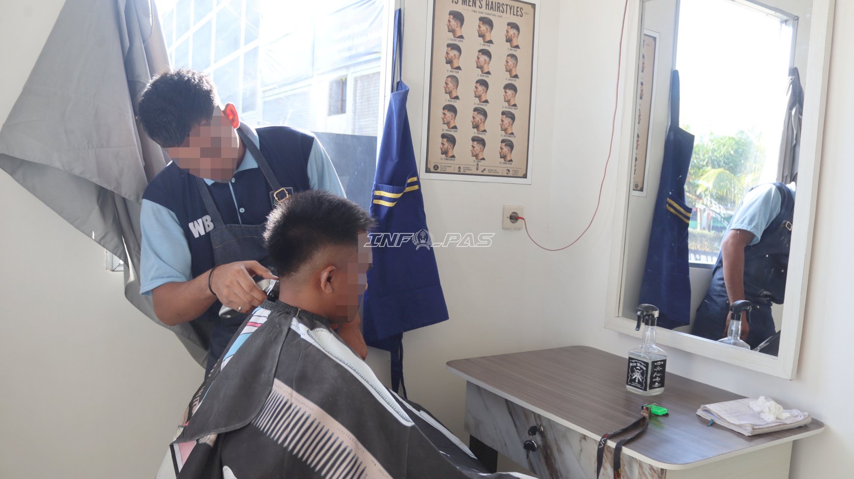 Barbershop Modern Jadi Sarana Pembinaan Kreatif di Lapas Batulicin