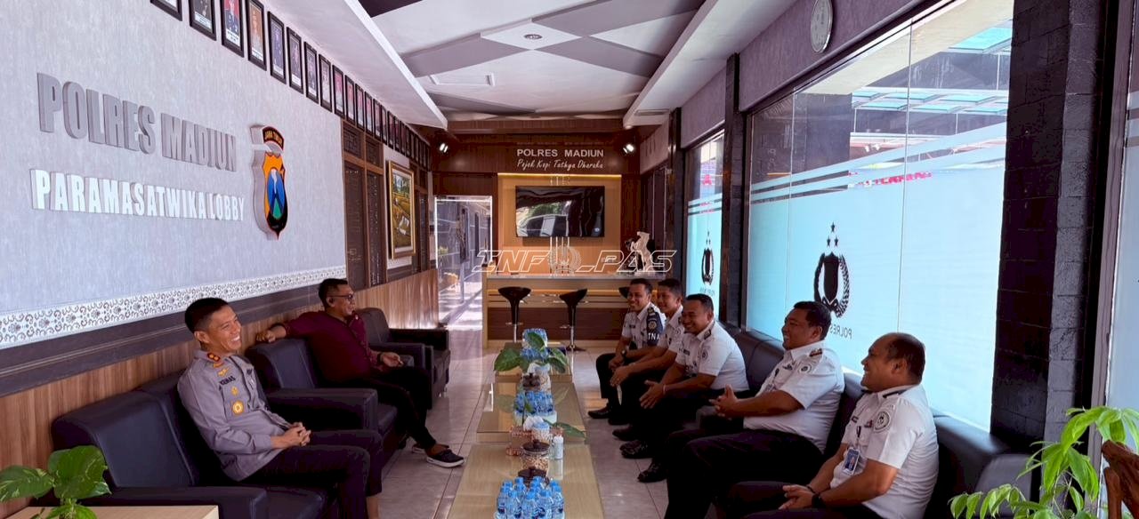 Perkuat Sinergi Kamtib, Kalapas Pemuda Madiun Sambangi Polres Madiun Kabupaten