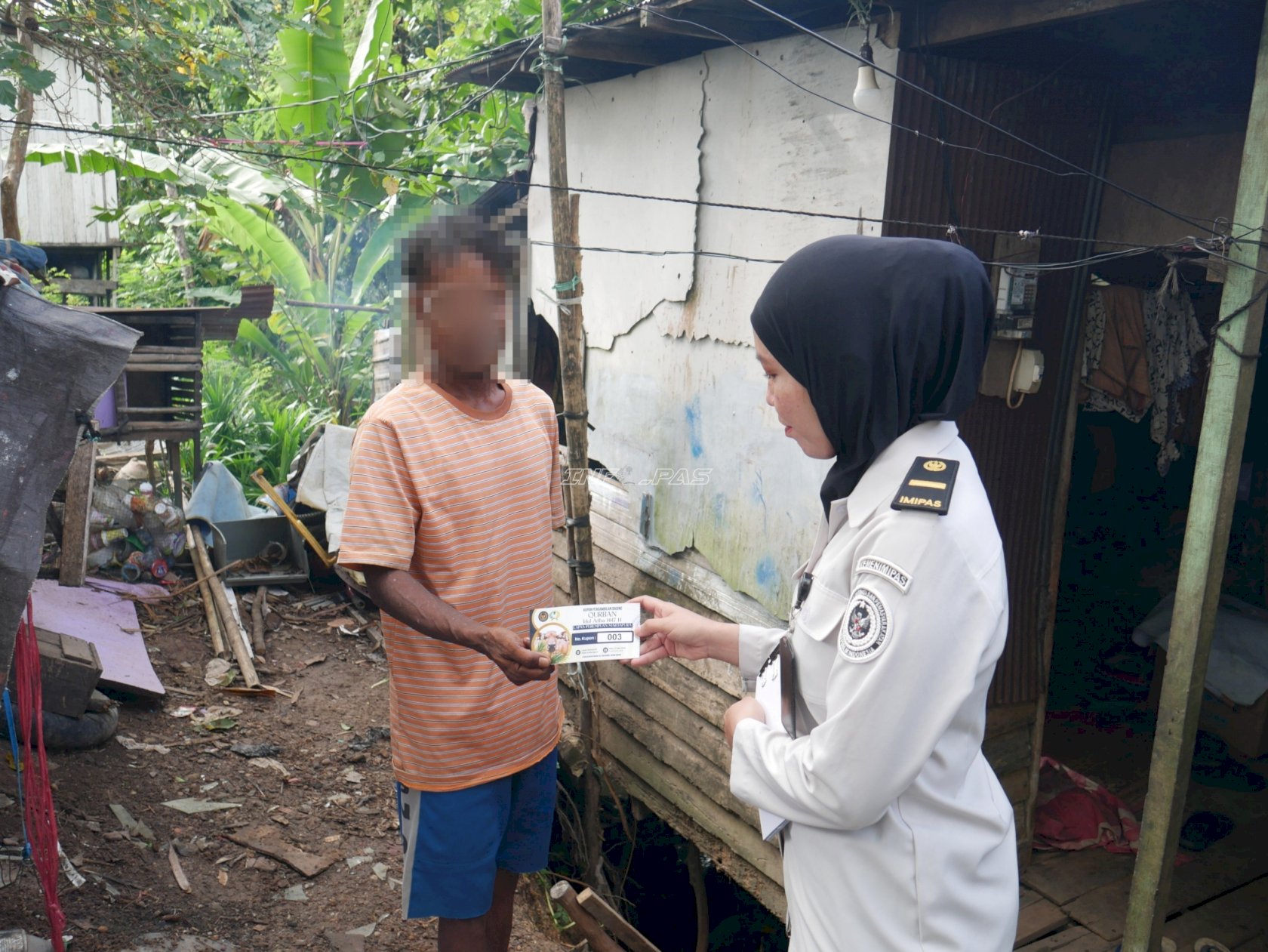 Sambut Iduladha, Lapas Perempuan Martapura Bagikan Kupon Daging Kurban bagi Warga Desa Binaan