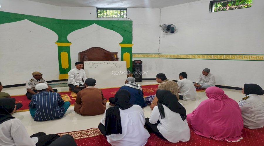 Bentuk Karakter Religius Warga Binaan, Lapas Bandanaira Hadirkan Pembinaan Tahsin Al-Qur'an 