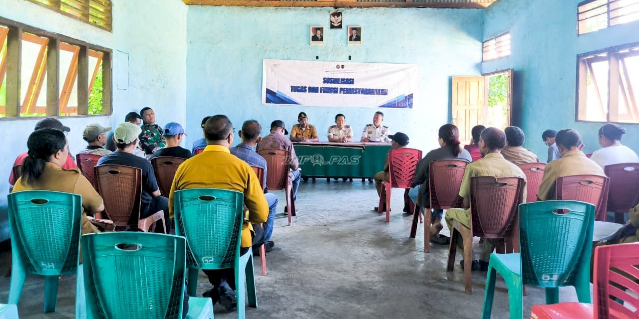 Edukasi Tusi Pemasyarakatan, Lapas Kalabahi Gelar Sosialisasi di Kelurahan Nusa Kenari