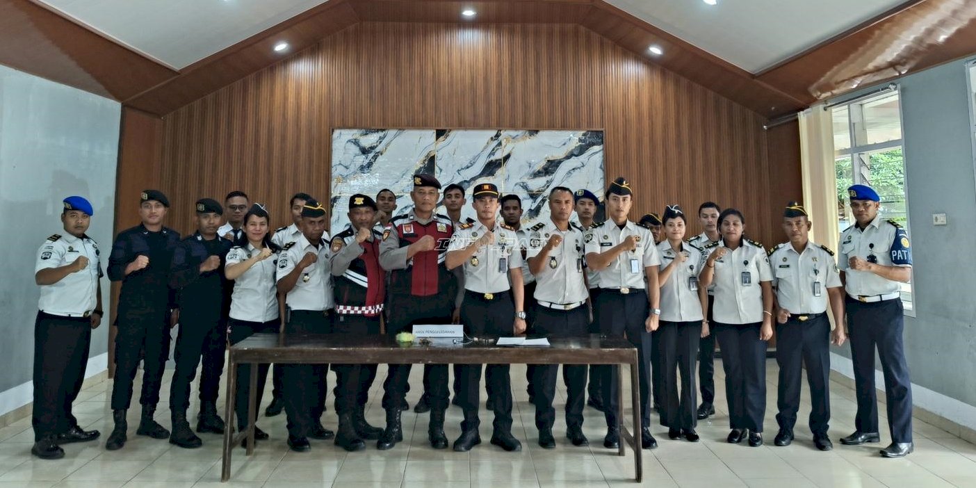 Libatkan Polres TTS, Rutan SoE Gelar Razia Cegah Halinar dan Penipuan