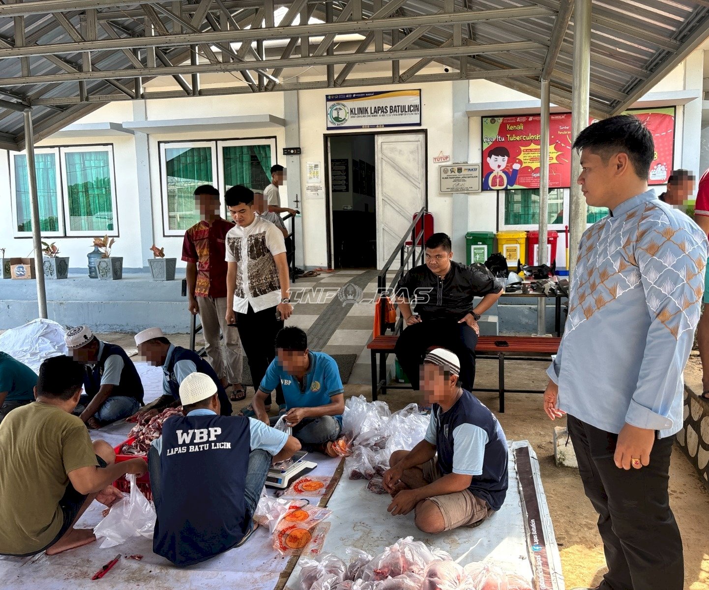 Hadirkan Semangat Kekeluargaan, Lapas Batulicin Gelar Salat Iduladha dan Penyembelihan Hewan Kurban