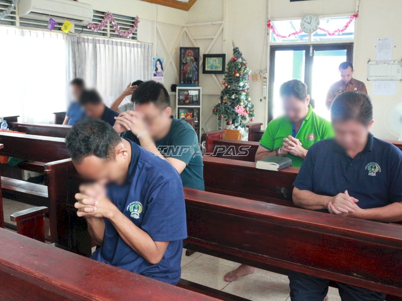 Warga Binaan Kristiani Lapas Banjarmasin Ikuti Ibadah Bersama YIBB Shine And Rise