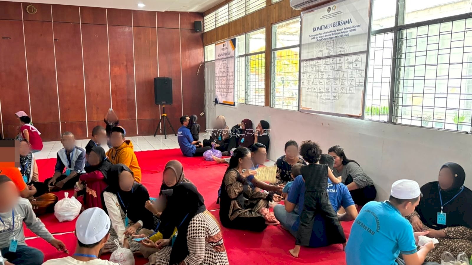 Suasana Hangat Iduladha, Rutan Rantau Fasilitasi Silaturahmi Warga Binaan dan Keluarga
