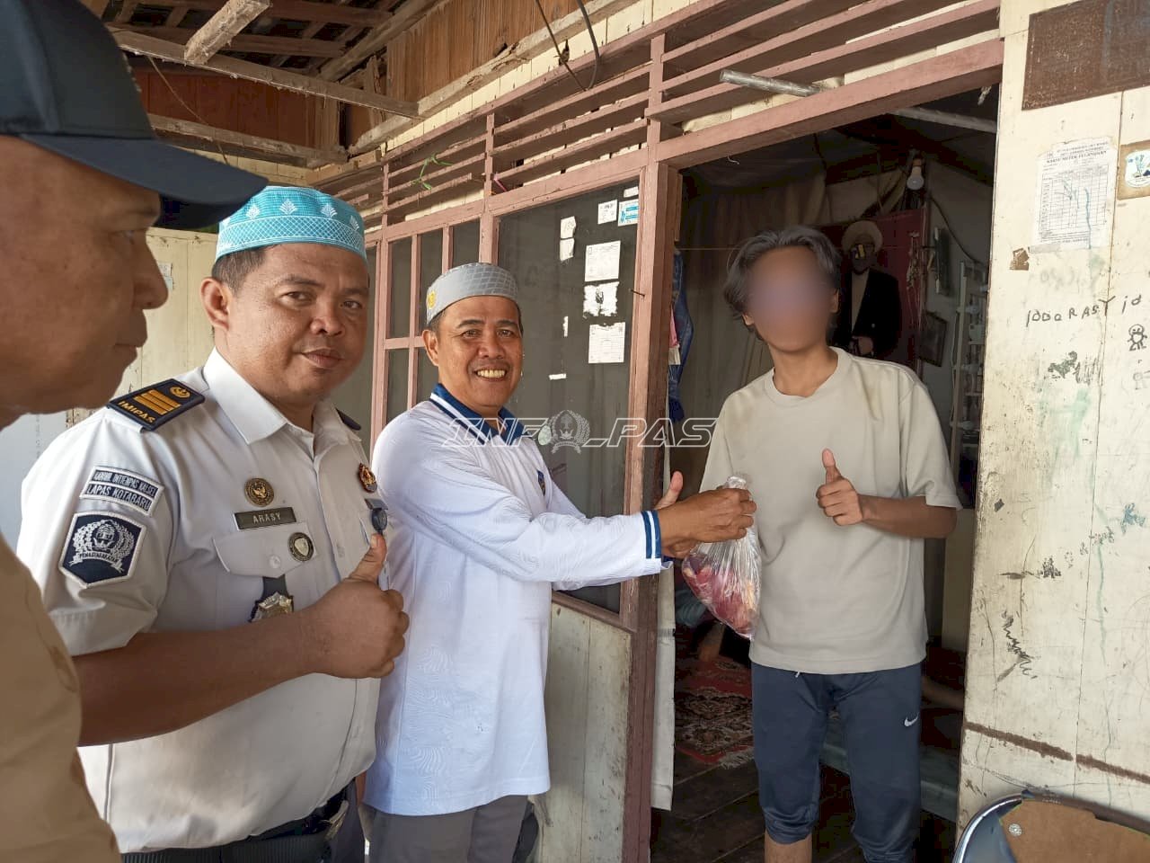Iduladha Penuh Kebersamaan, Lapas Kotabaru Salurkan Daging Kurban untuk Warga