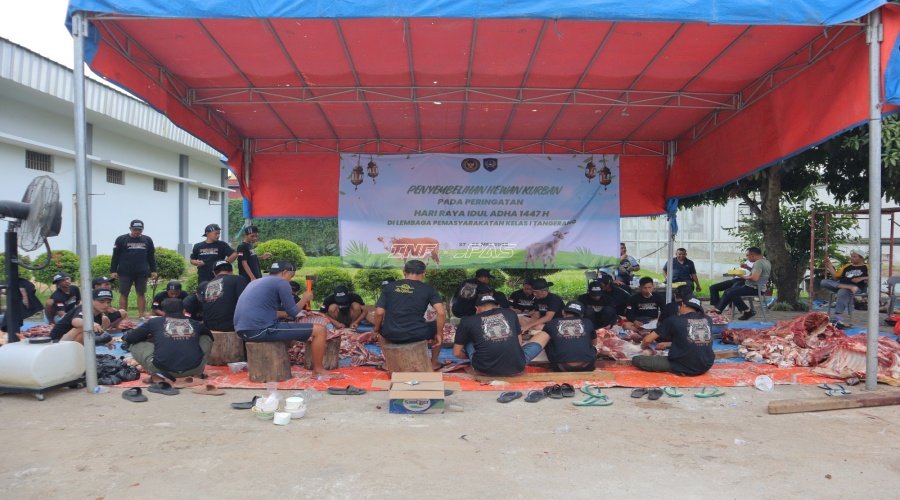 Iduladha di Lapas Kelas I Tangerang, Tebar Kepedulian dan Hadirkan Kehangatan bagi Warga Binaan dan Masyarakat