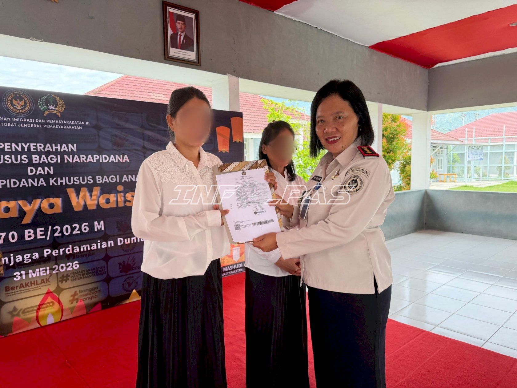 Momentum Waisak 2026, Dua Warga Binaan Lapas Perempuan Palu Peroleh Remisi Khusus