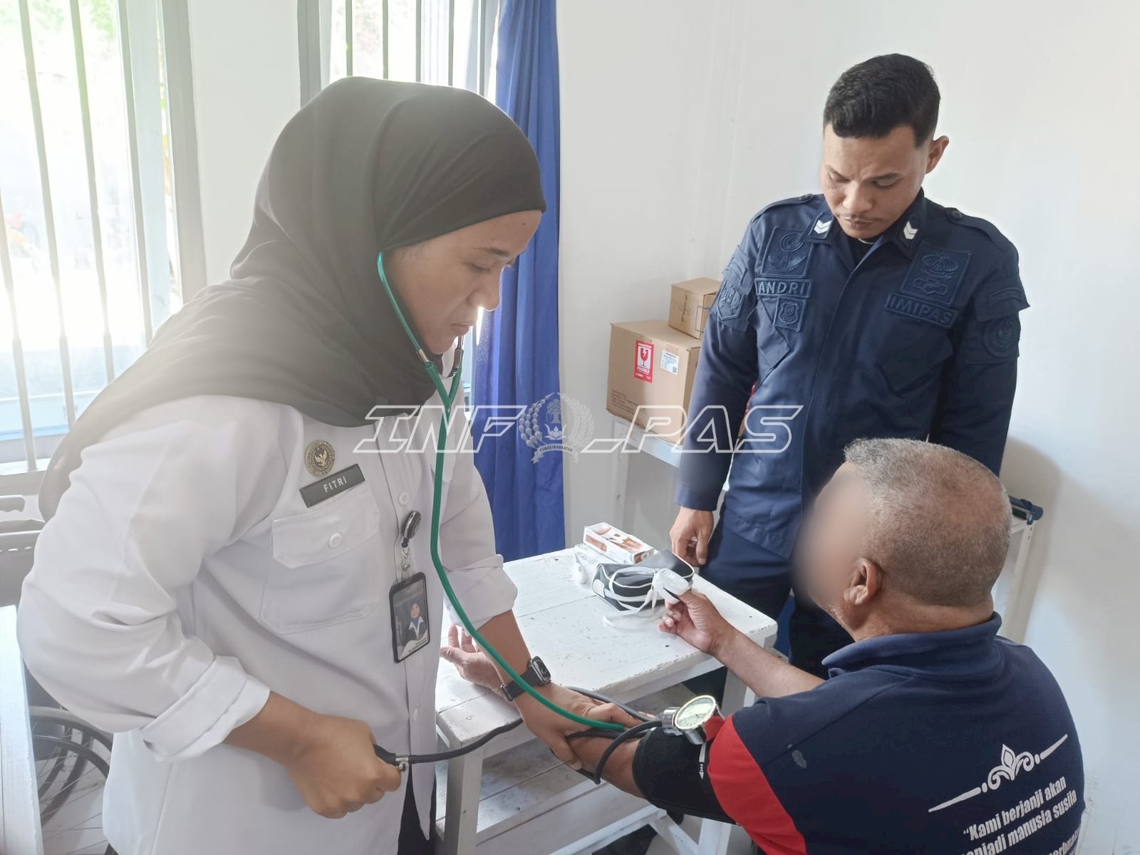 Pasca-Iduladha, Lapas Wahai Gelar Pemeriksaan Kesehatan bagi Warga Binaan Lansia