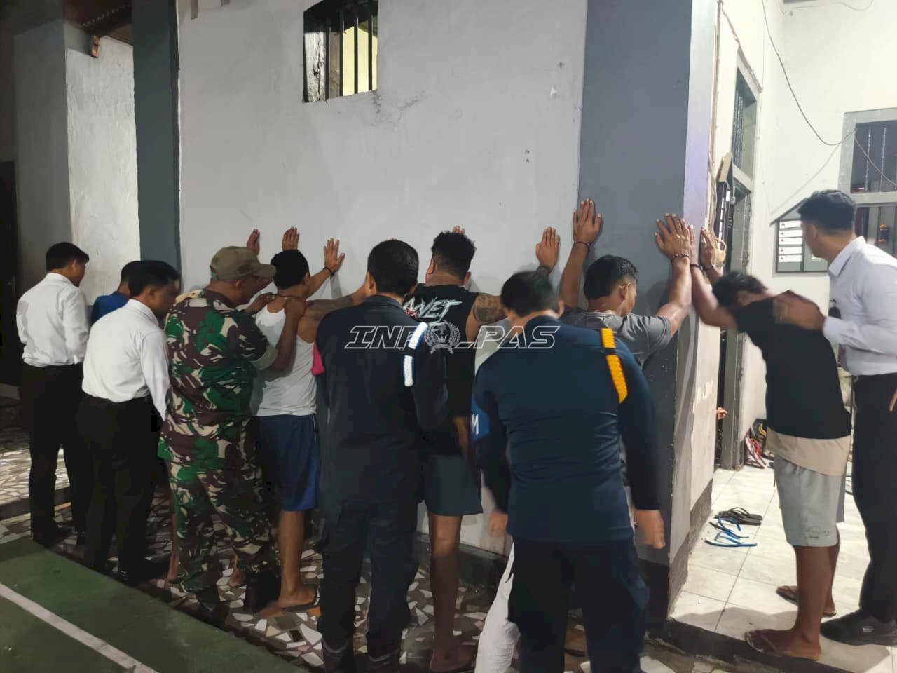 Peringati Hari Lahir Pancasila, Lapas Wahai dan Koramil Gelar Razia Gabungan
