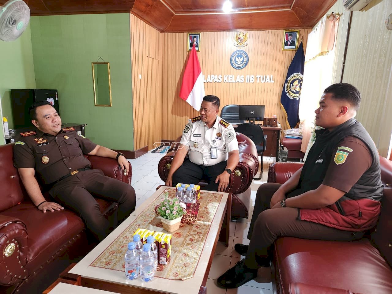 Lapas Tual Terima Kunjungan Kajari, Perkuat Koordinasi Antar-APH