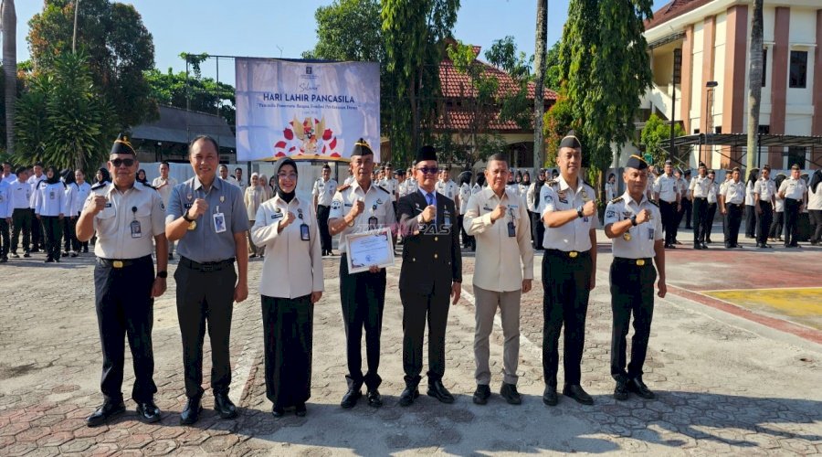 Lapas Pangkalpinang Raih Penghargaan Penilaian Maladministrasi Pelayanan Publik dari Kemenimipas RI