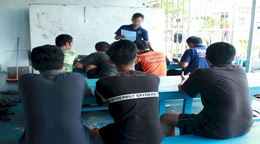 Warga Binaan Lapas Banjarmasin Ikuti Pembelajaran Bahasa Inggris dan Tadabur Al-Qur’an