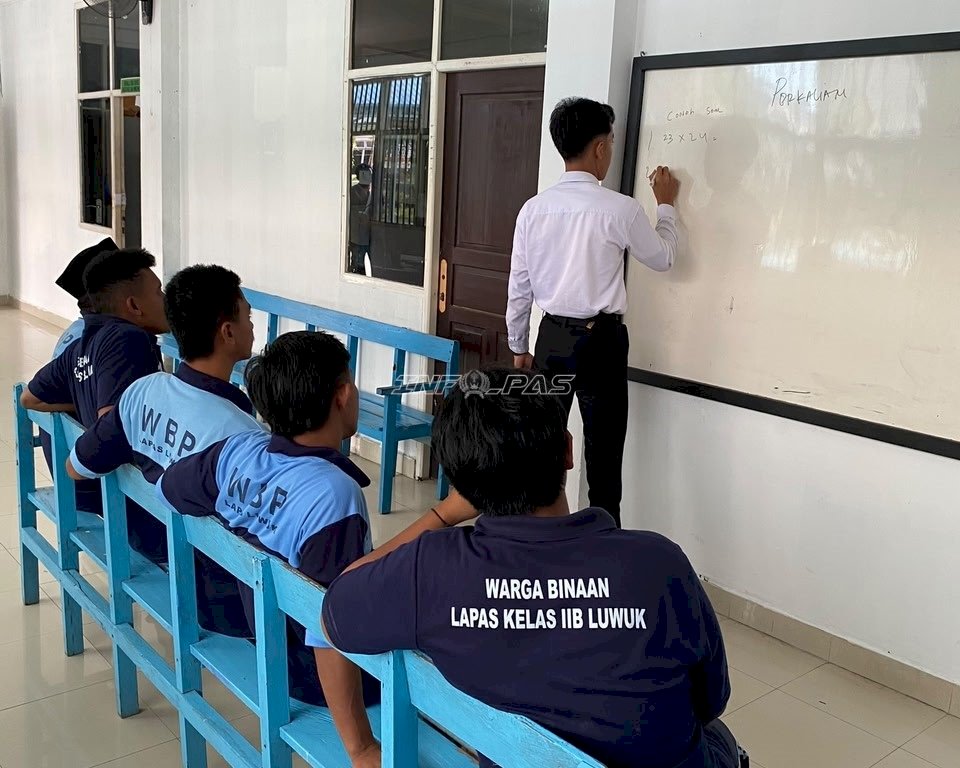 Lapas Luwuk Perluas Akses Pendidikan Kesetaraan bagi Narapidana dan Anak Binaan