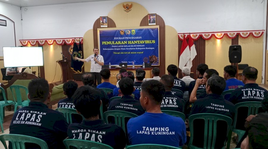Lapas Kuningan Gelar Sosialisasi Hantavirus bersama Dinkes Kabupaten Kuningan