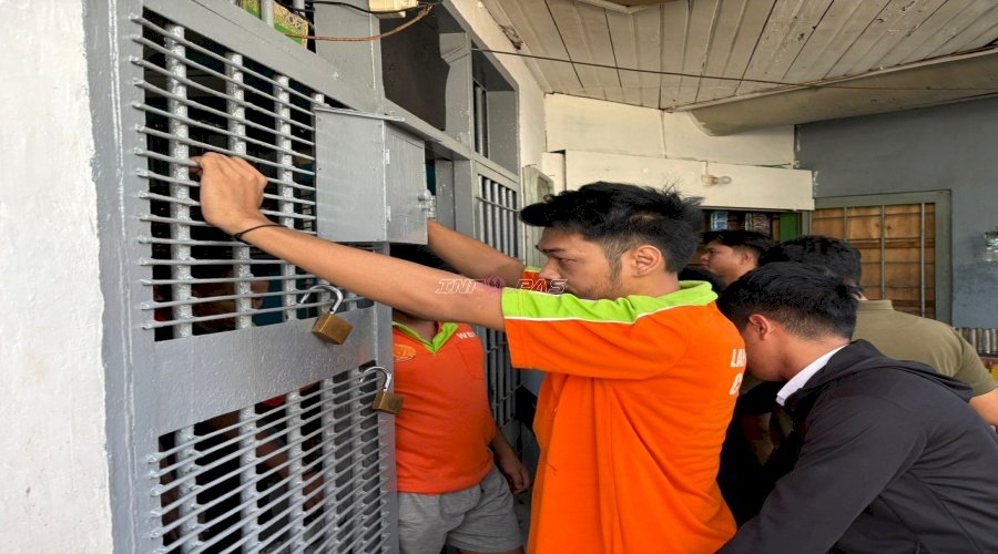 Perkuat Kamtib, Lapas Kotabaru Gelar Razia dan Sinergi dengan Polres Kotabaru