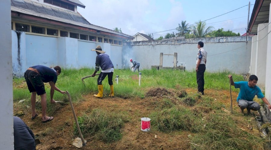 Lapas Pangkalpinang Garap Lahan Idle untuk Pengembangan Kebun Hortikultura