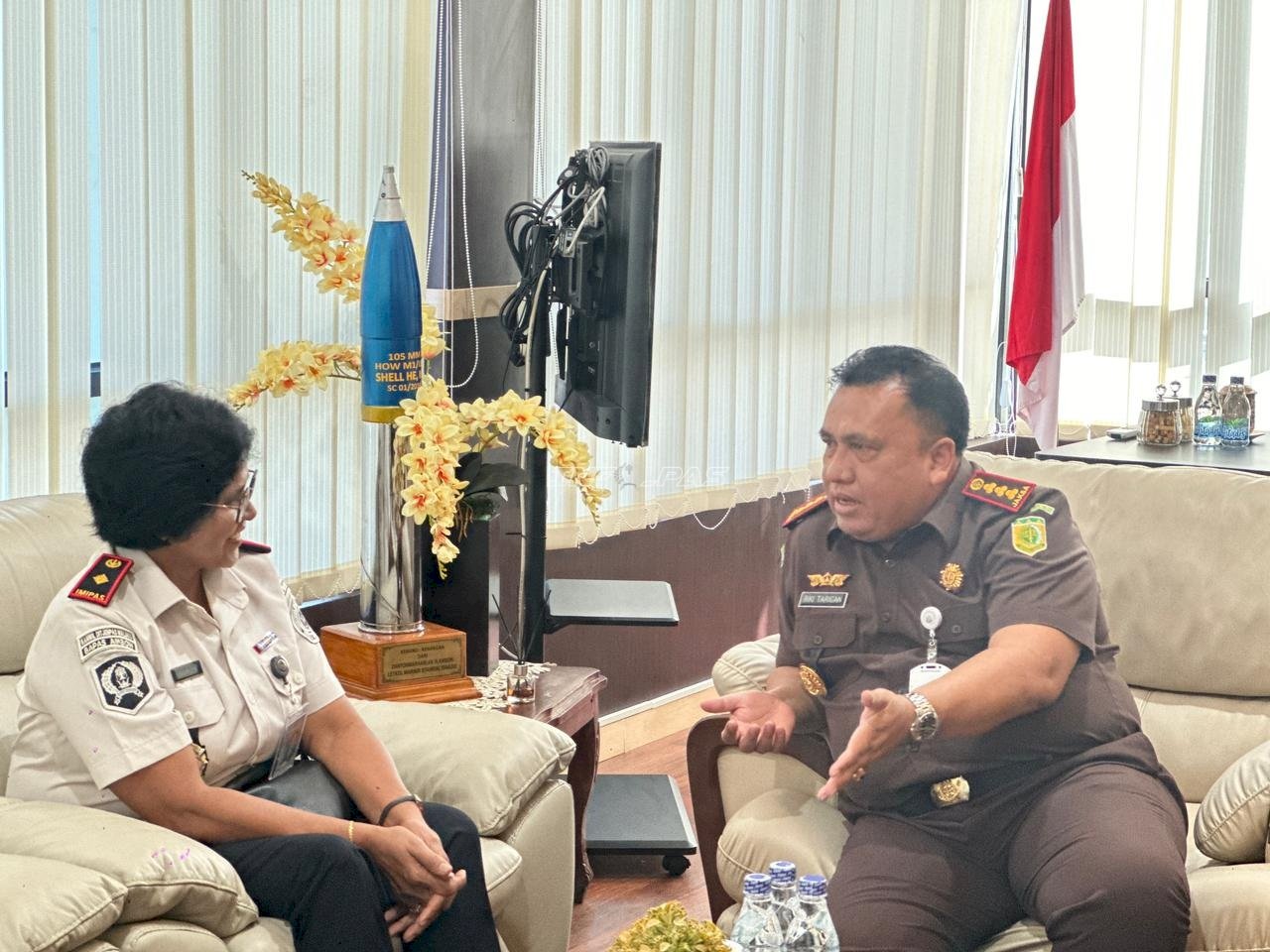 Bapas Ambon Kunjungi Kejari, Bahas Kesiapan Penerapan Pidana Kerja Sosial